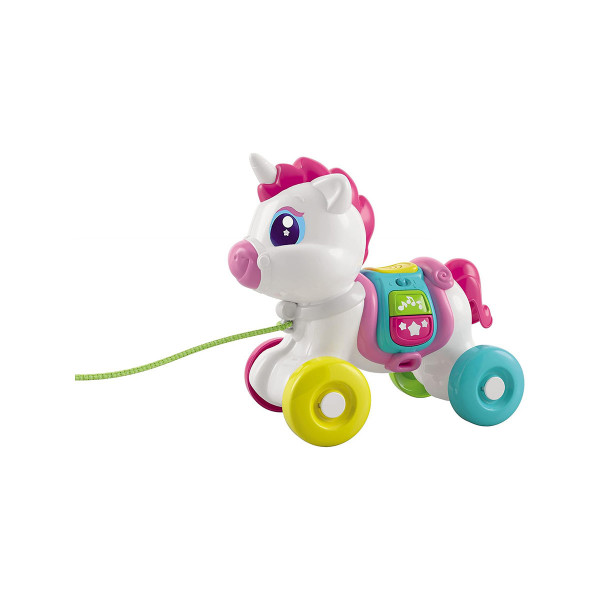 Играчка за влечење, Baby Clementoni - Pull Along Baby Unicorn 