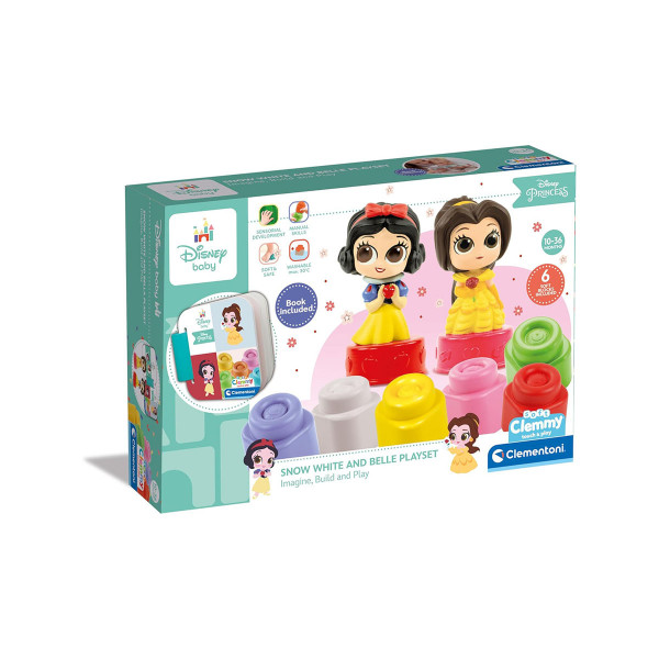 Сет за игра со меки коцки, Disney Baby - Princess 