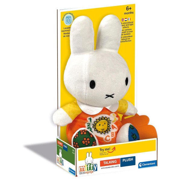 Плишана играчка со звук, Miffy (Njintje)