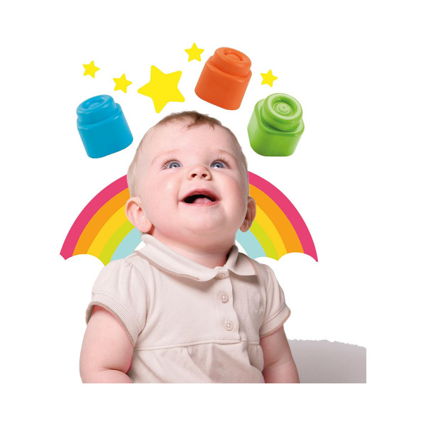 Меки коцки за градба, Soft Clemmy Touch & Play - Cat & Kitty 