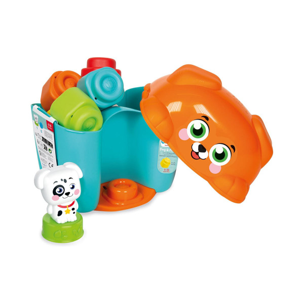 Меки коцки за градба, Soft Clemmy Touch & Play - Dog & Puppy 