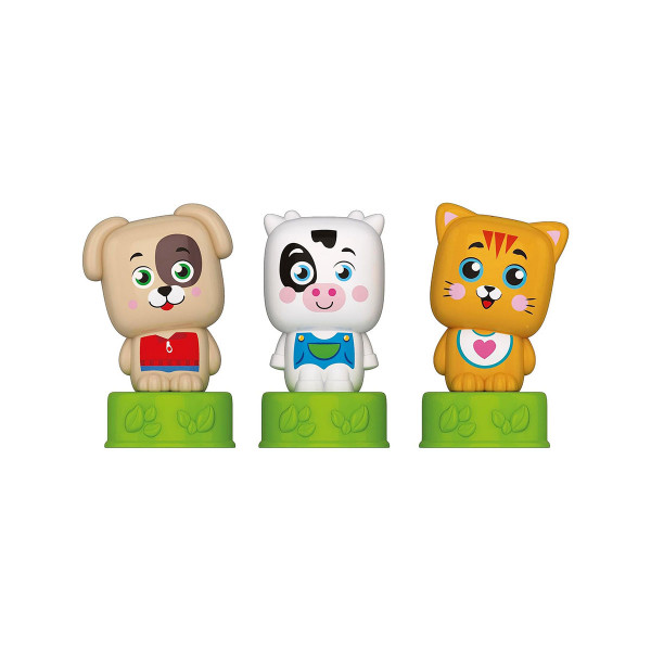 Сет за игра со меки коцки, Soft Clemmy - Sweet Animals 