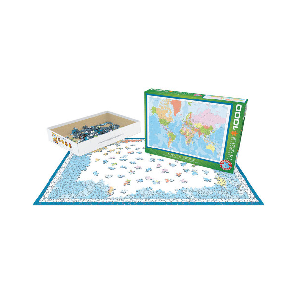Сложувалка, Map of the World, 1000 парчиња