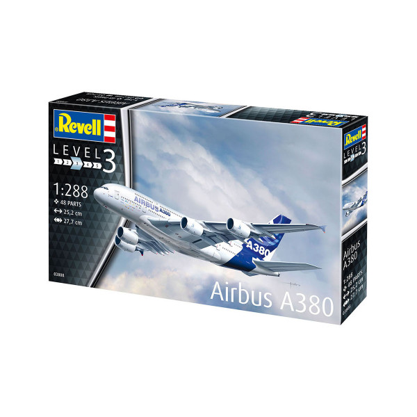 Макета, Airbus A380, 1:288 