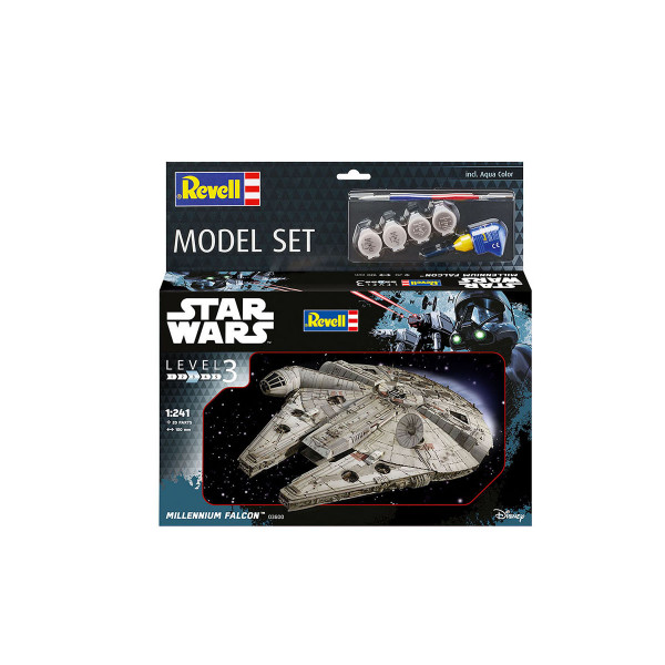 Сет макета + бои, Star Wars - Millenium Falcon, 1:241