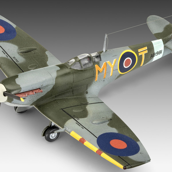 Сет макета + бои, Combat Set: Messerschmitt Bf109G-10 & Spitfire Mk.V, 1:72