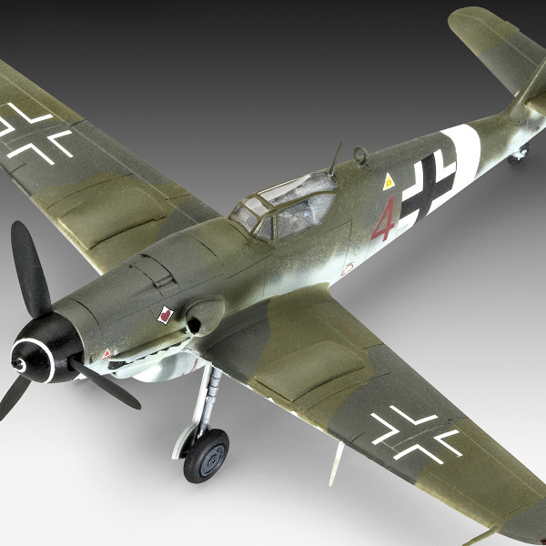 Сет макета + бои, Combat Set: Messerschmitt Bf109G-10 & Spitfire Mk.V, 1:72