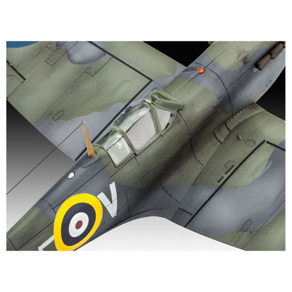 Сет макета + бои, Spitfire Mk.Iia, 1:72