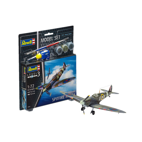 Сет макета + бои, Spitfire Mk.Iia, 1:72
