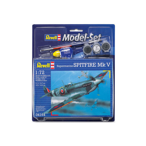 Сет макета + бои, Set Spitfire Mk V, 1:72 