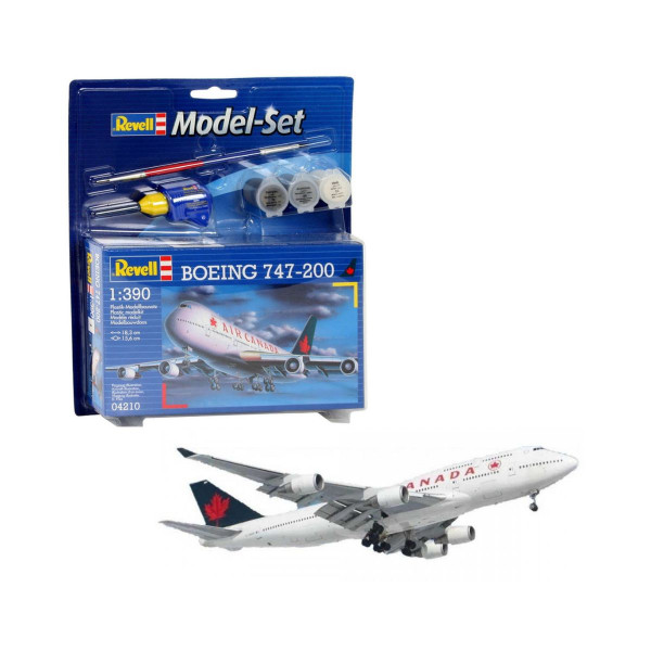 Сет макета + бои, Boeing 747-200, 1:390
