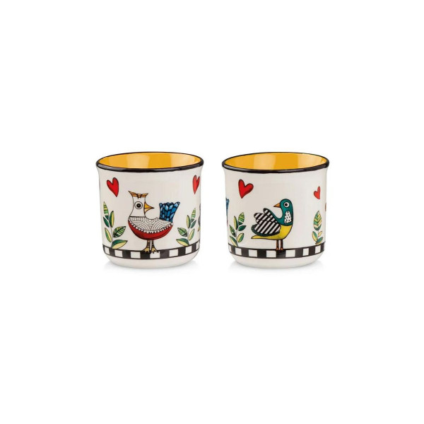 Сет од две шолјички, Cocoricò Yellow, 90ml 