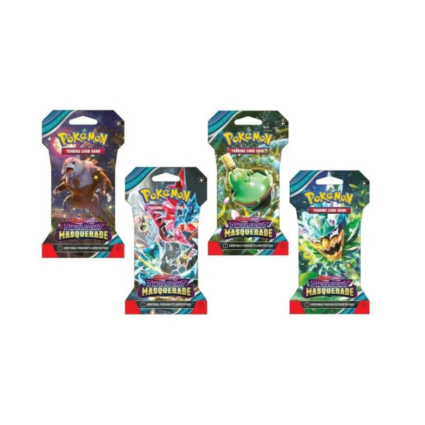 Карти за игра, Scarlet & Violet SV06 Twilight Masquerade - 1 Blister Booster 