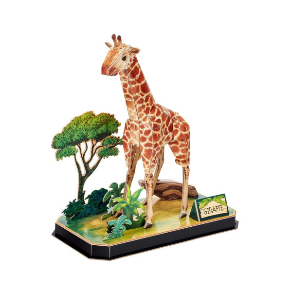 3D сложувалка, Cubic Fun - Animal Pals: Giraffe, 43 парчиња