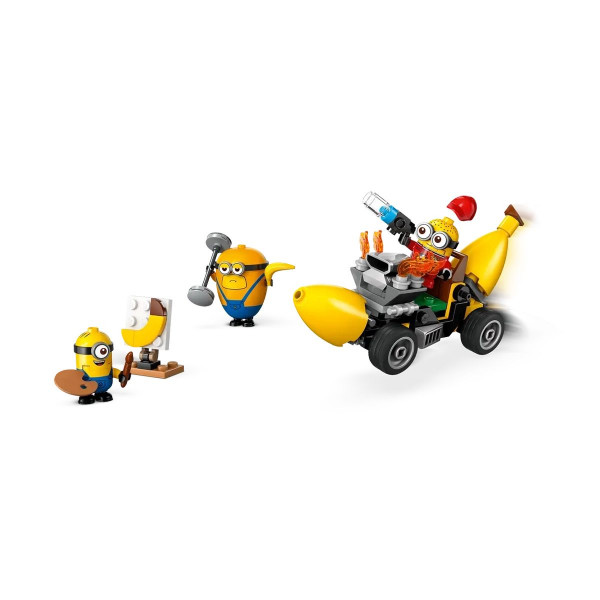LEGO коцки, Despicable Me 4 - Minions and Banana Car