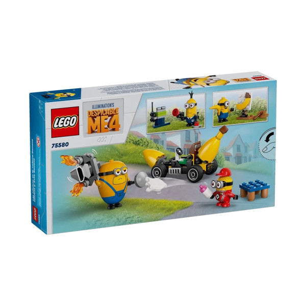 LEGO коцки, Despicable Me 4 - Minions and Banana Car