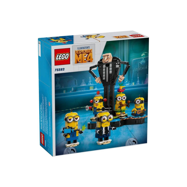 LEGO коцки, Despicable Me 4 - Brick-Built Gru and Minions