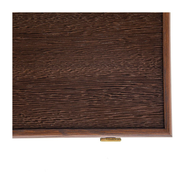 Сет за табла, Wenge & Walnut Burl - Elegant Marquetry Design, мал