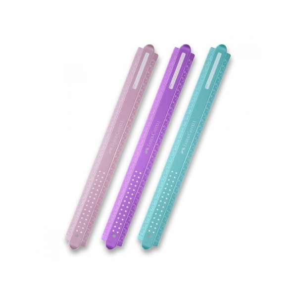 Линијар, Sparkle Anti-Break, 30cm, 3 бои 