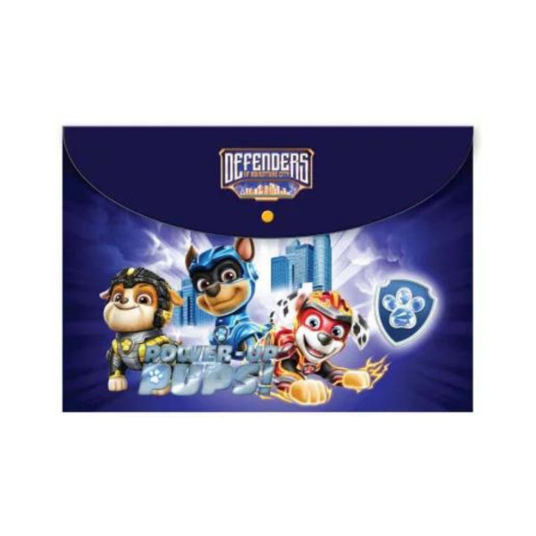 Папка со копче, Paw Patrol - Power Up Pups, A4 