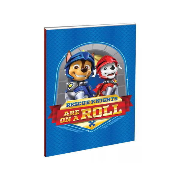 Тетратка, Paw Patrol - Rescue Knights Are On a Roll, B5, 40 листови 