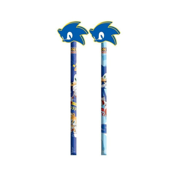 Молив со гума-фигура, Sonic, 2 дизајни 