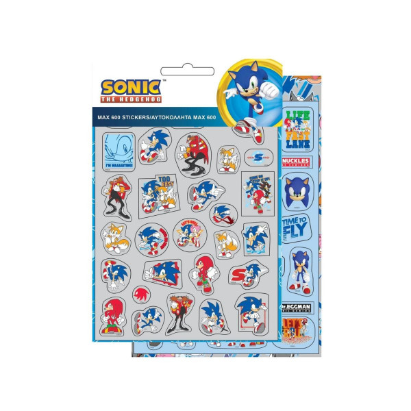 Сет од 600 стикери, Sonic The Hedgehog 