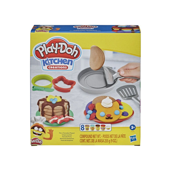 Креативен сет за игра, Play-Doh - Kitchen Creations: Flip'n Pancakes