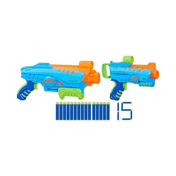 Сет играчки пушки со мека муниција, Nerf Elite Jr Ultimate Starter Set