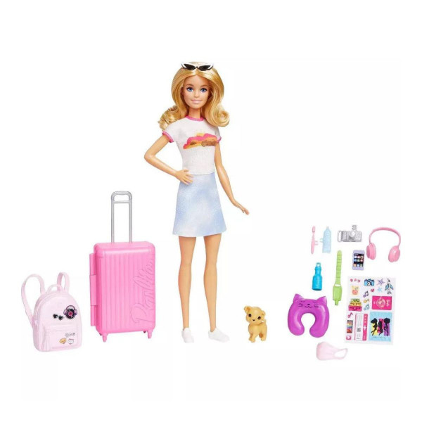 Сет за игра, Barbie Travel Set - Malibu