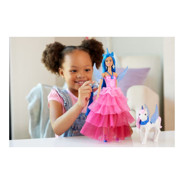 Барби Кукла, Barbie Unicorn Blue (65th Anniversary)