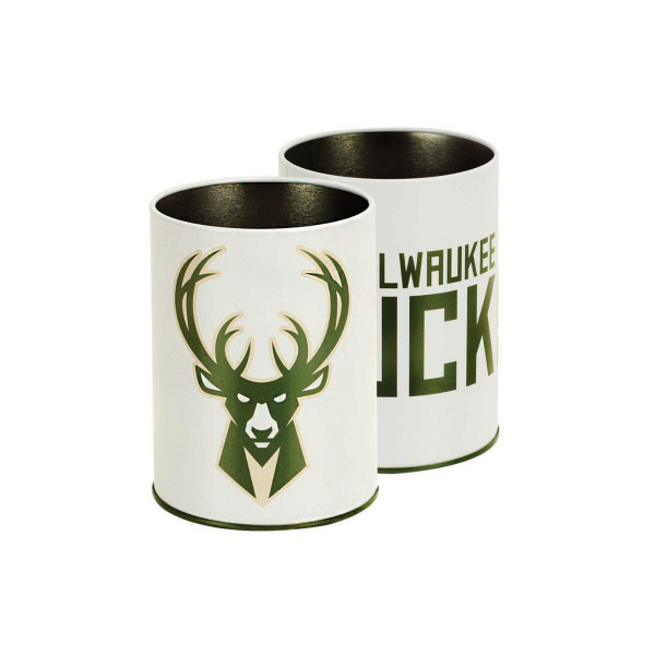 Чаша за моливи, NBA: Milwaukee Bucks - бела 