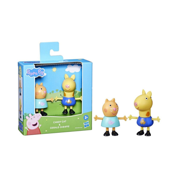 Сет фигури, Peppa Pig: Peppa's Best Friends - Candy Cat & Gerald Giraffe