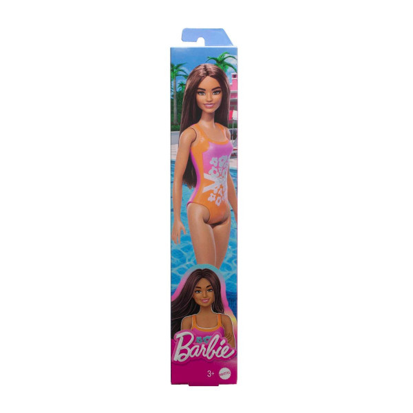 Барби кукла, Beach Barbie in Orange Swimsuit