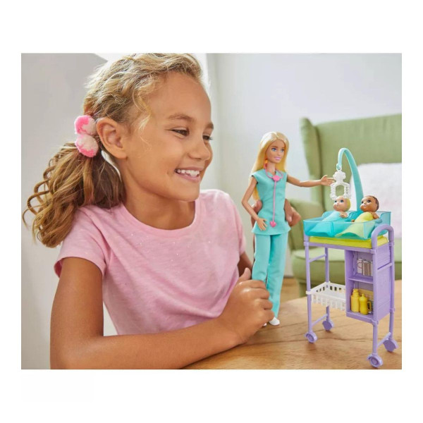 Сет за игра, Barbie: You Can Be Anything - Baby Doctor