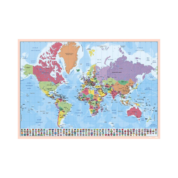 Заштитна подлога за биро, World Map 
