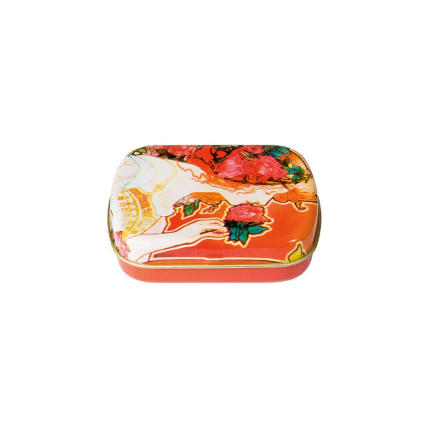 Мини метална кутија, Art Nouveau: Livemont - Parfumerie Rose 