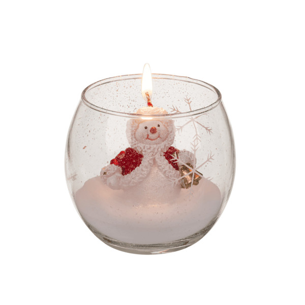 Новогодишна свеќичка во чаша, Snowman/Santa