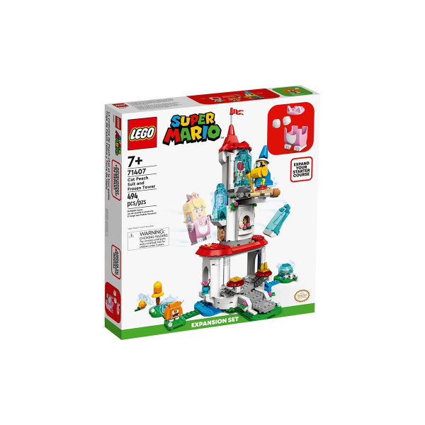 LEGO коцки, Super Mario, Cat Peach Suit and Frozen Tower Expansion Set