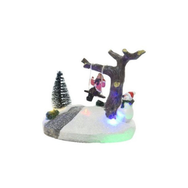 Декоративна фигура со LED светла, Winter Scenery, 4 дизајни