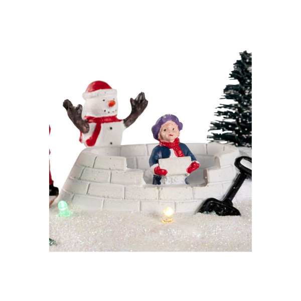 Декоративна фигура со LED светла, Winter Scenery, 4 дизајни
