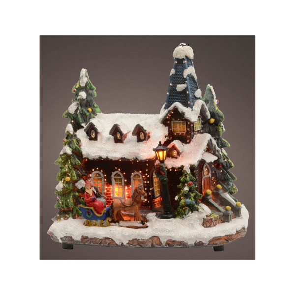 Декоративна фигура со LED светла, New Year's Village