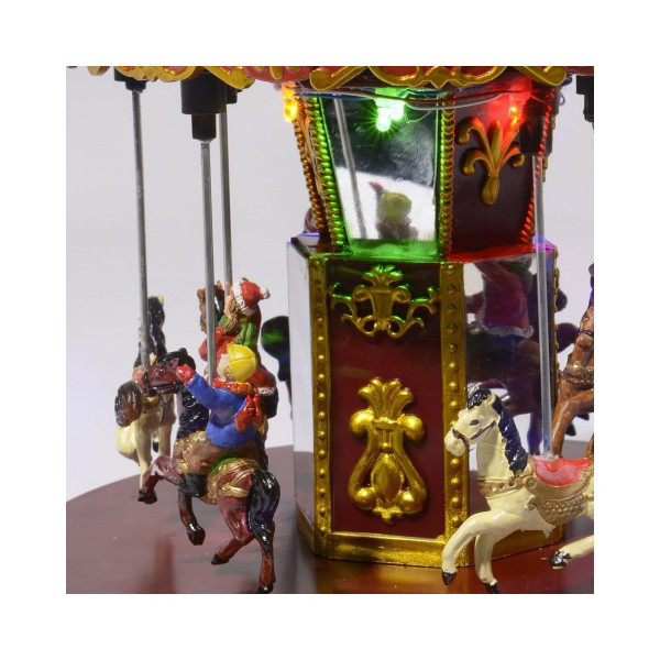 Декоративна фигура со LED светла, Christmas Carousel