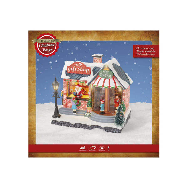 Декоративна фигура со LED светла, Christmas Gift Shop