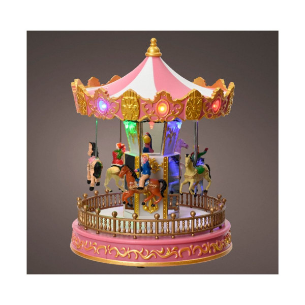 Декоративна фигура со LED светла, Merry-Go-Round