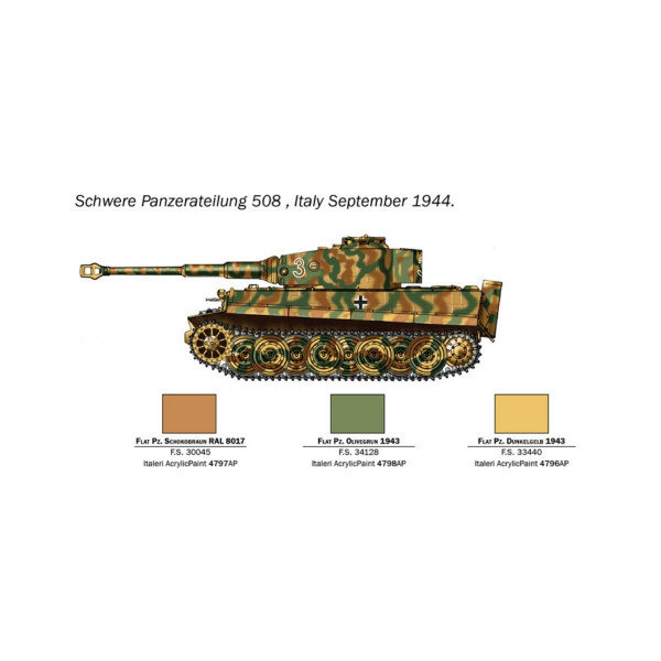 Макета, Pz. kpfw. VI Tiger I Ausf. E, 1:56