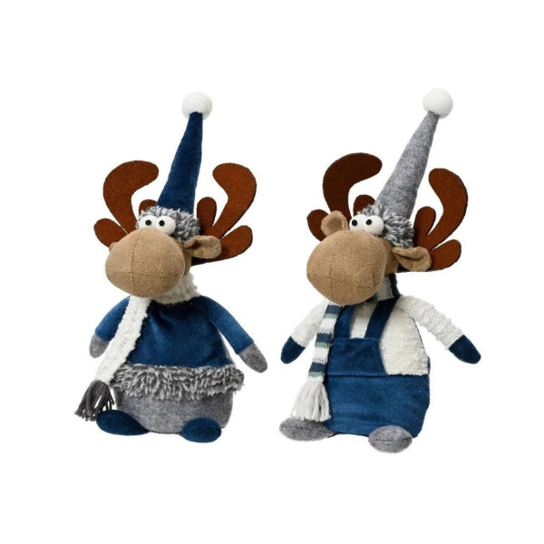 Декоративна фигура, Blue Deer, 30 cm, 2 дизајни 