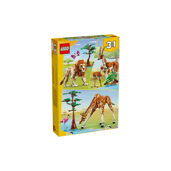 LEGO коцки, Creator 3in1, Wild Safari Animals