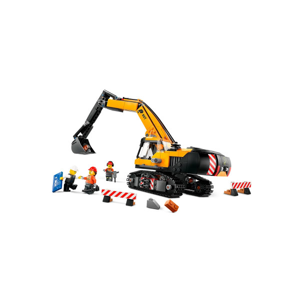 LEGO коцки, City, Yellow Construction Excavator 