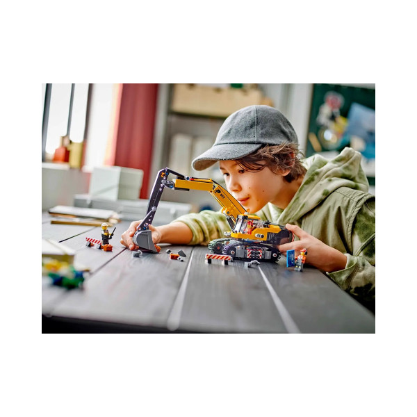 LEGO коцки, City, Yellow Construction Excavator 